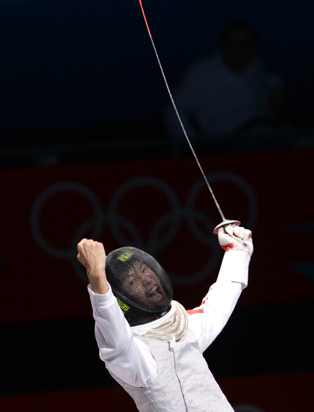 雷聲奪得倫敦奧運會男子花劍金牌