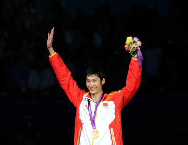 雷聲奪得倫敦奧運會男子花劍金牌