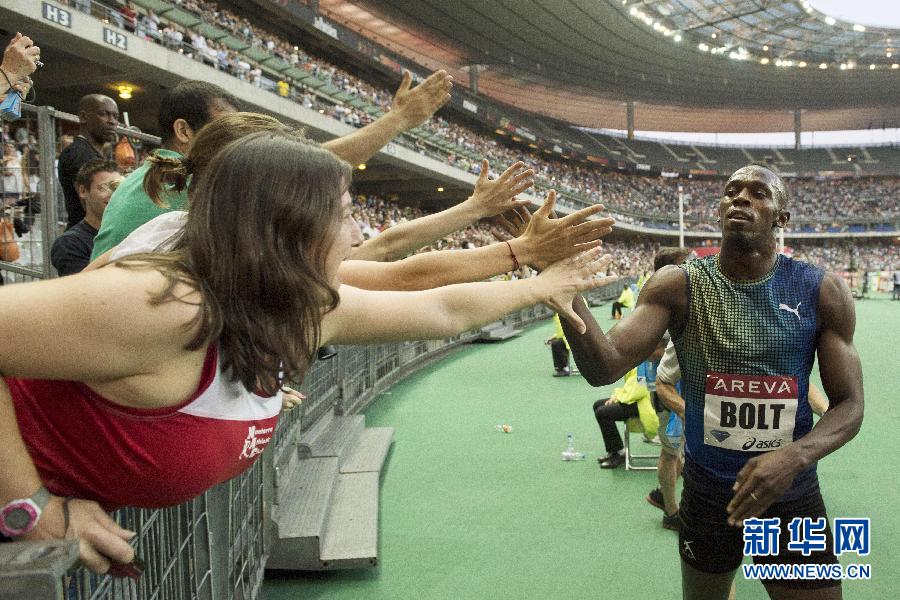 鉆石聯賽巴黎站：博爾特奪得男子200米冠軍