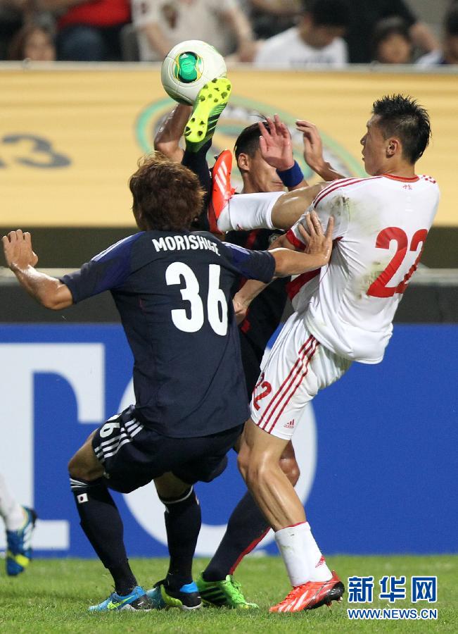 東亞杯：國足連追兩球 3:3戰平日本