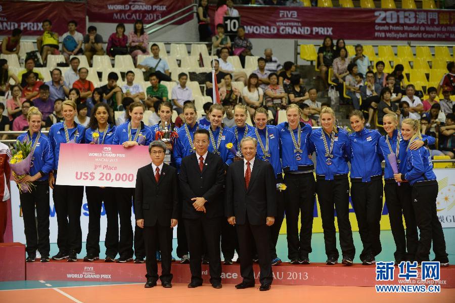 世界女排大獎(jiǎng)賽澳門站：中國(guó)隊(duì)奪冠
