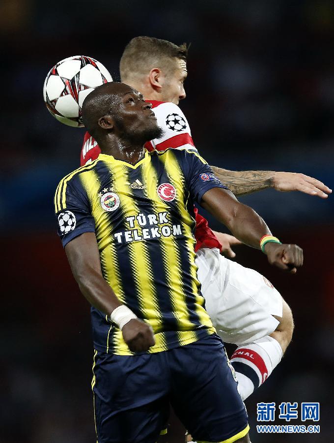 歐冠：總分5:0勝費(fèi)內(nèi)巴切 阿森納連續(xù)16年進(jìn)正賽