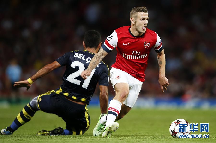 歐冠：總分5:0勝費內(nèi)巴切 阿森納連續(xù)16年進(jìn)正賽