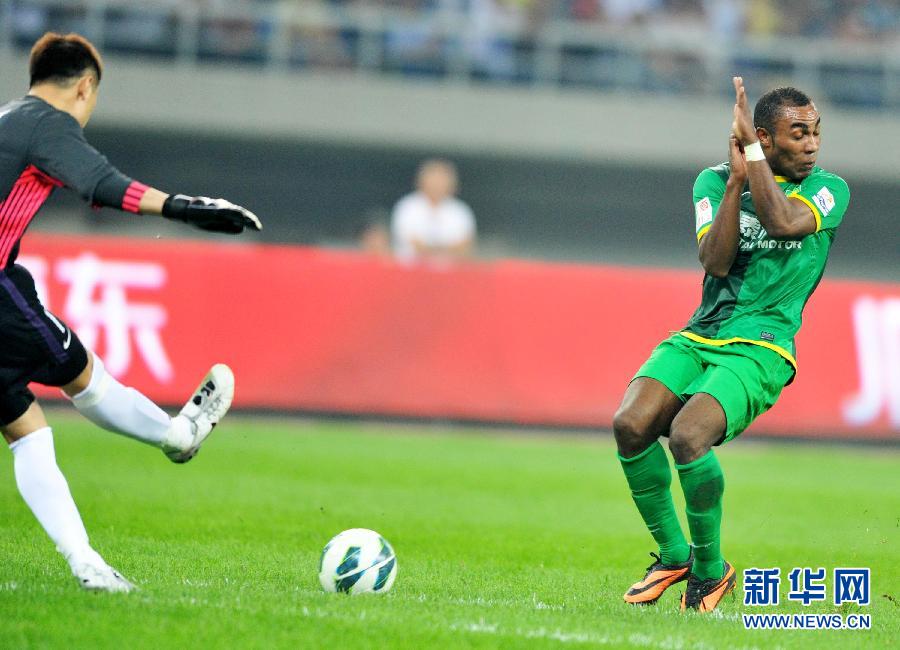 中超：天津泰達主場1:0勝北京國安