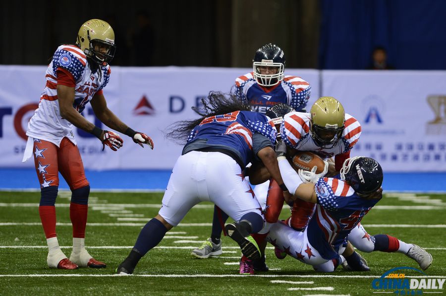 美國職業室內橄欖球東西部明星對決首次來華比賽