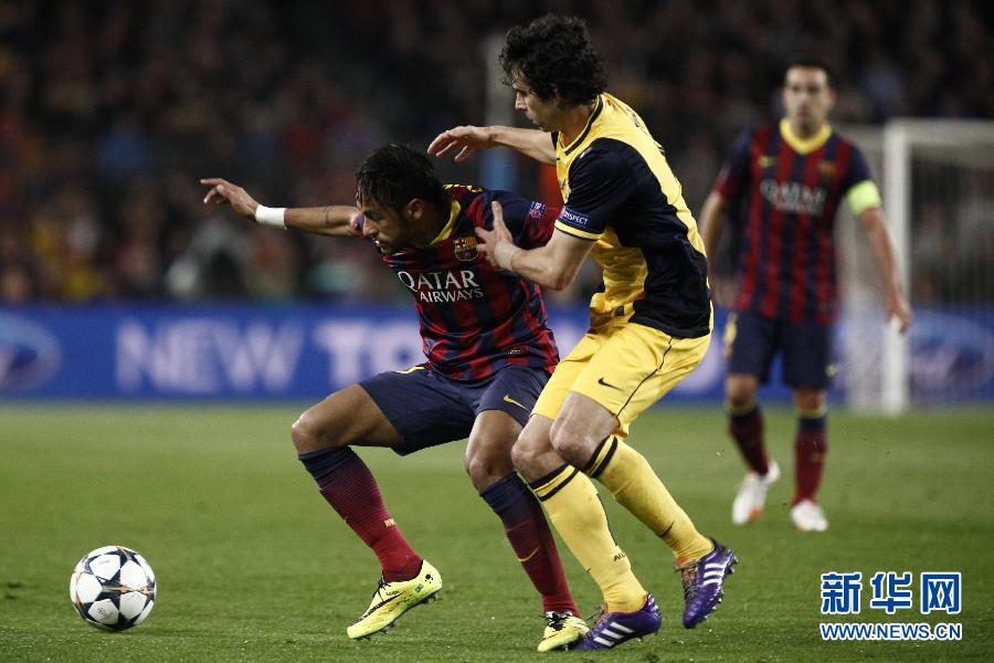 歐冠：內馬爾救主 巴薩主場1:1平馬競