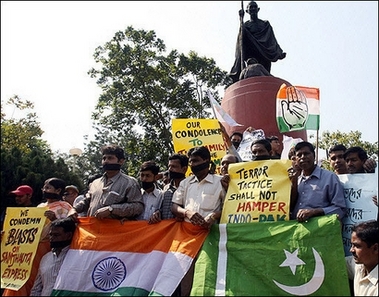 India, Pakistan reaffirm peace vows after train attack