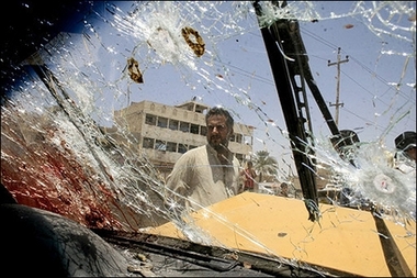 Bomb kills 22 at Baghdad bus station