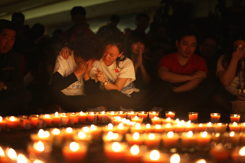 Vigil marks one month since MH370 vanished