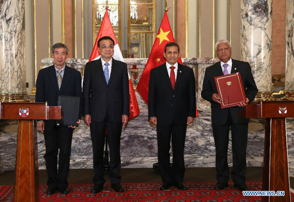 China, Peru issue joint statement on cooperation
