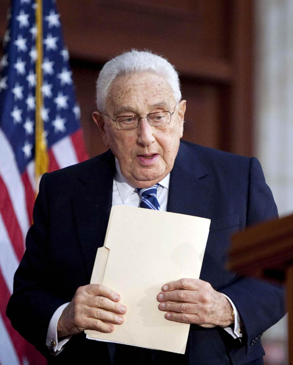 Kissinger honored for role in US-Asia relations
