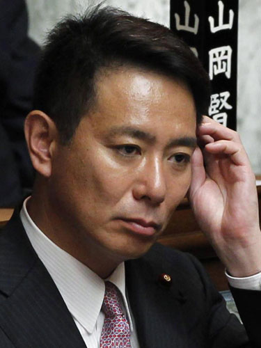 Japan's former foreign minister Seiji Maehara attends a plenary session at the Lower House in Tokyo August 23, 2011. Japan PM on way out, leadership race wide open