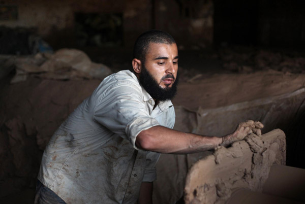 Pottery workshop in Gaza