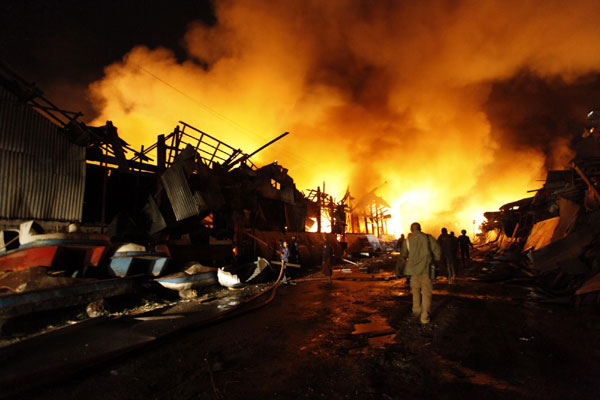 Gunpowder warehouse blast kills 17 in Myanmar