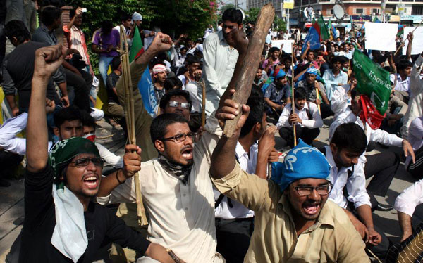 Pakistanis protest against US-made anti-Islam film