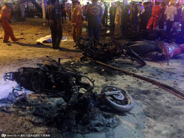 Bomb in Thai capital kills 19, including 3 Chinese nationals