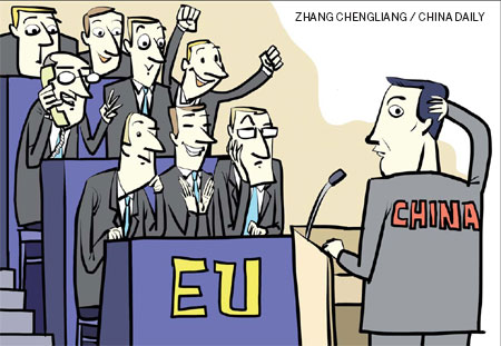 Extending hand of friendship