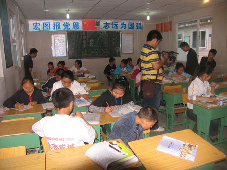 新北川中學(xué)地震周年開建 欲打造一流名校[組圖]