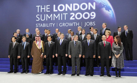 二十國集團領(lǐng)導(dǎo)人峰會全家福(圖)