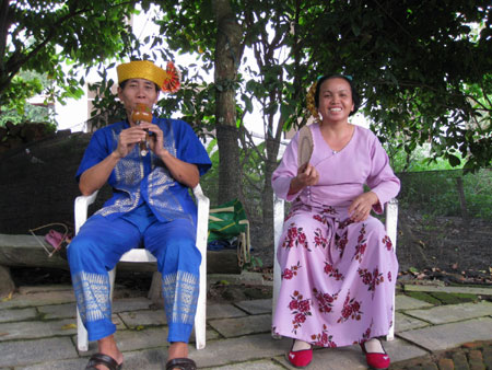 西雙版納傣族園組織非物質(zhì)文化遺產(chǎn)培訓(xùn)