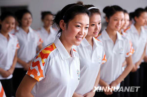 “全運小姐”培訓看齊奧運標準[組圖]