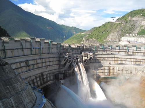 云南華能小灣水電站首臺(tái)機(jī)組正式投產(chǎn)發(fā)電