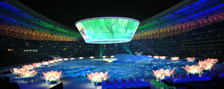 十一屆全運(yùn)會(huì)16日晚在濟(jì)南隆重開(kāi)幕(組圖)