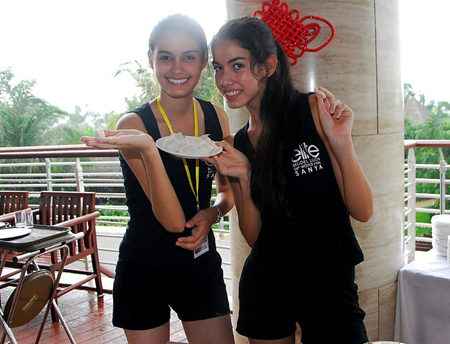 精英模特大賽學做中國食品 感受傳統文化